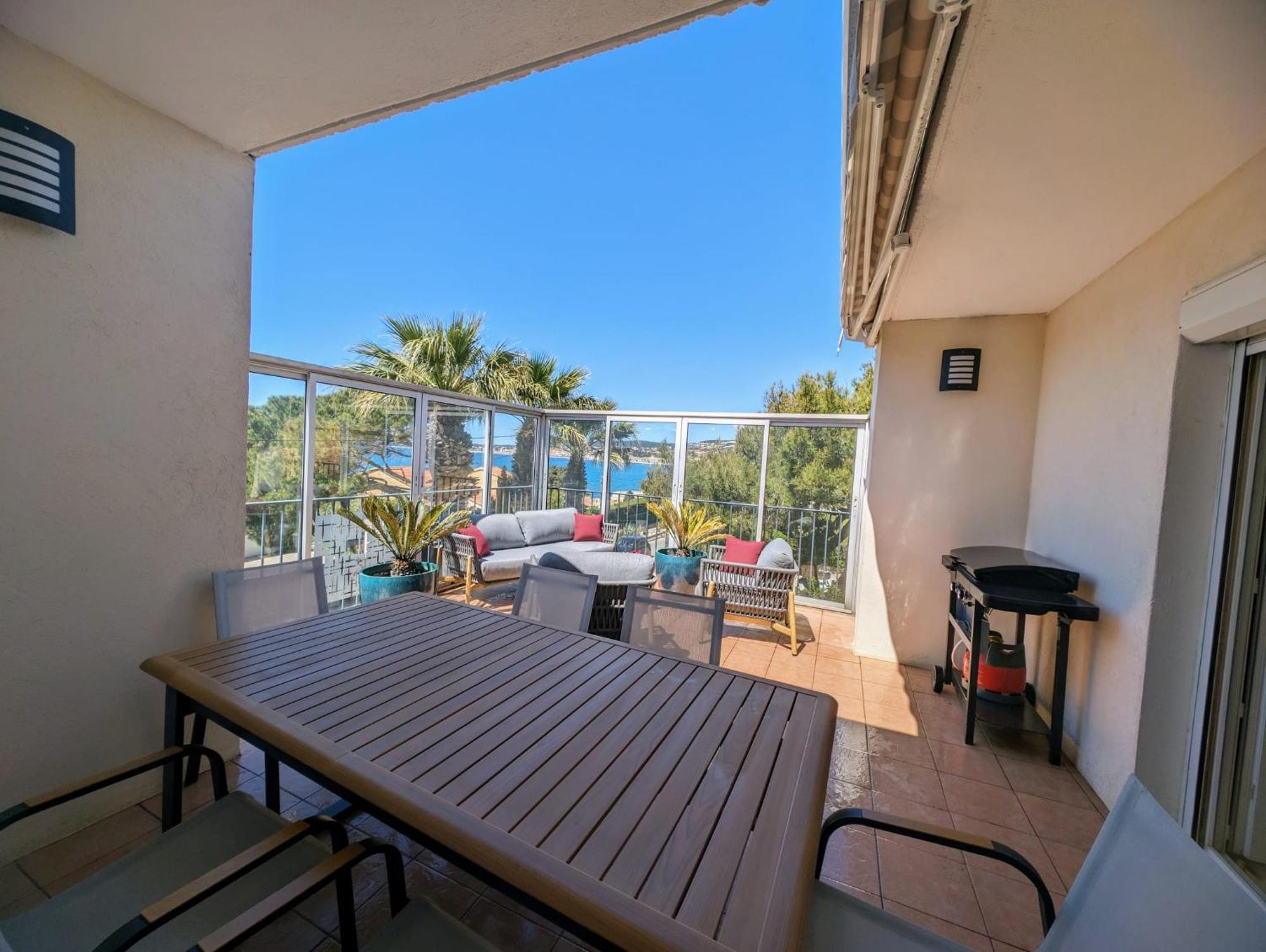 Vue Mer Grande Terrasse Plage A 2 Min A Pieds Sanary-sur-Mer Exterior foto
